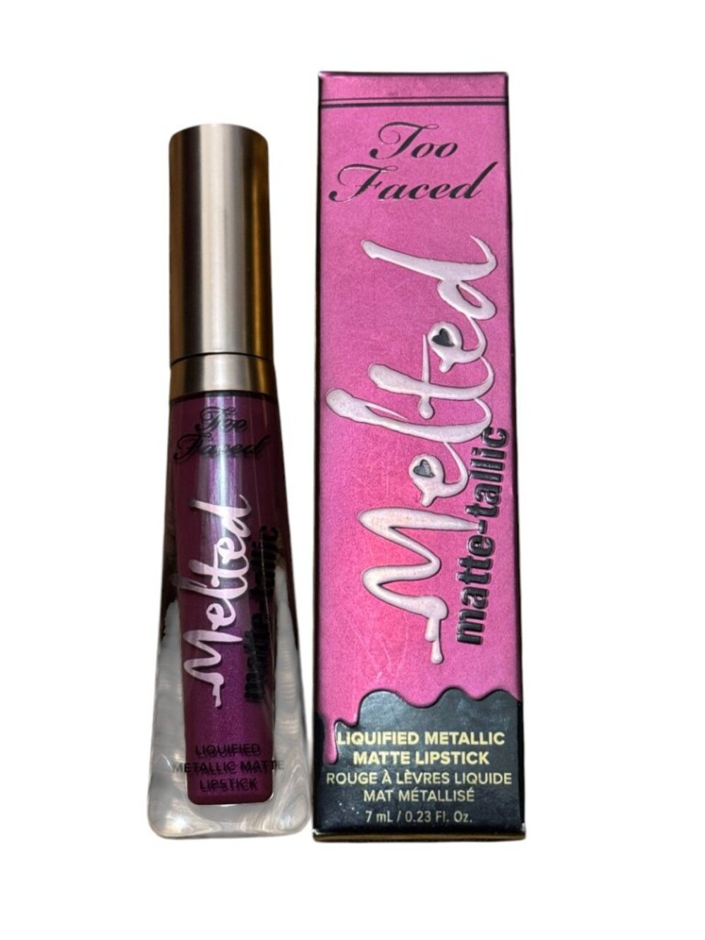*DISCONTINUED* Too Faced Melted Matte-tallic Lipstick "I Dare You" 7ml Brand New
